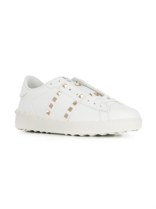 Rockstud Untitled leather sneakers VALENTINO GARAVANI | 6Y2S0931BHS0BO